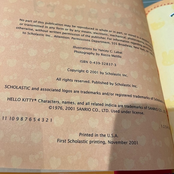 HELLO KITTY Stationery Art Craft Book Scholastic DIY Project Kawaii Sanrio 2001 - Picture 4 of 9